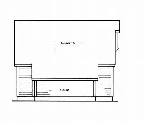 Gargage left elevations